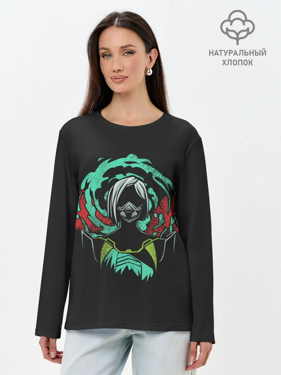 Лонгслив женский. Хлопок / Viper