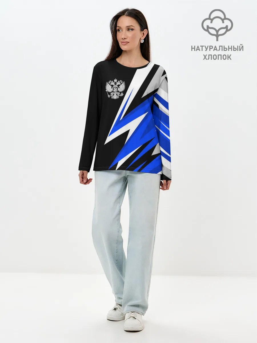 Лонгслив женский. Хлопок / Россия