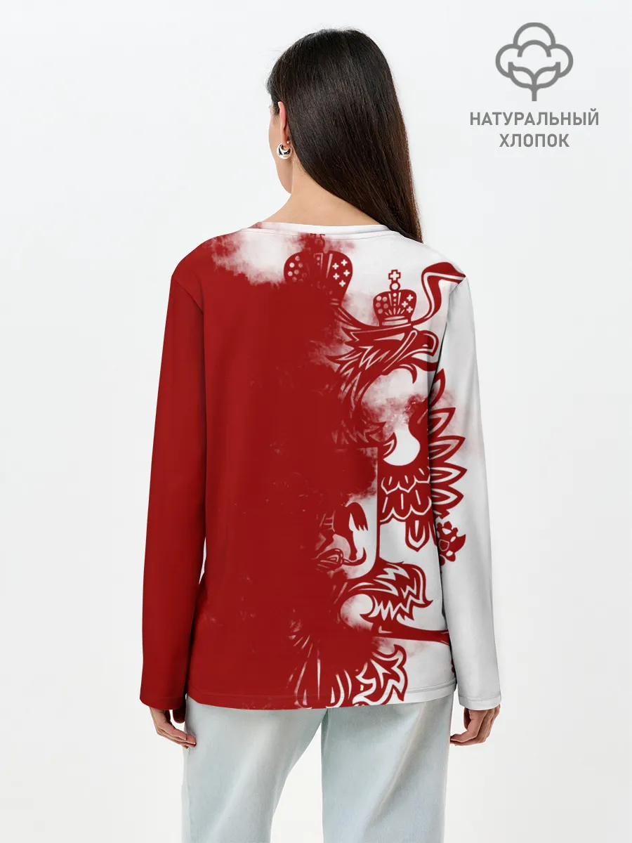 Лонгслив женский. Хлопок / Russia
