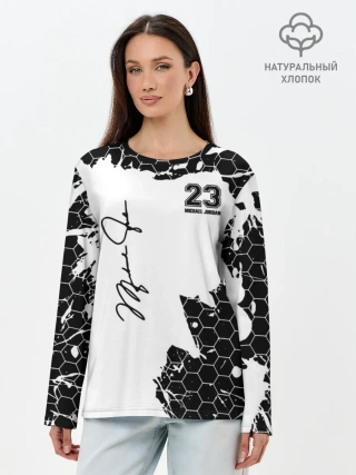 Лонгслив женский. Хлопок / Michael Jordan 23
