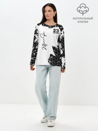 Лонгслив женский. Хлопок / Michael Jordan 23