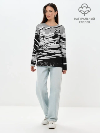 Лонгслив женский. Хлопок / Michael Jordan 23