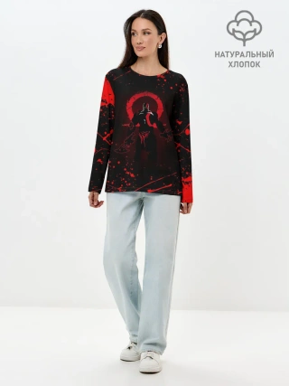 Лонгслив женский. Хлопок / GOD OF WAR