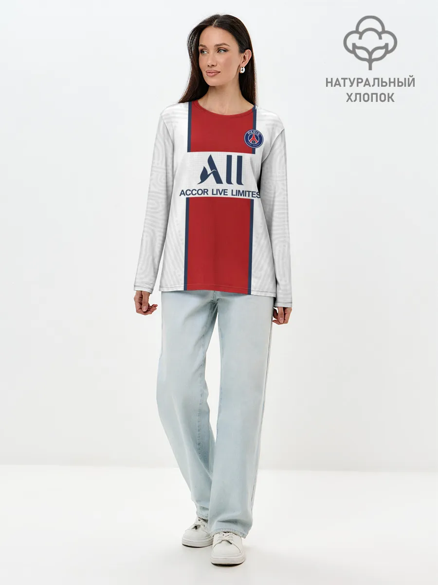Лонгслив женский. Хлопок / Neymar away 20-21