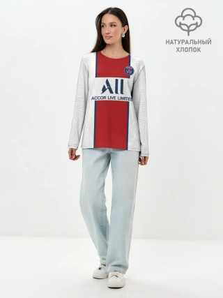 Лонгслив женский. Хлопок / Neymar away 20-21