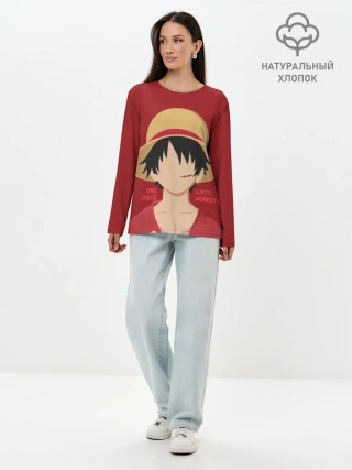 Лонгслив женский. Хлопок / Luffy