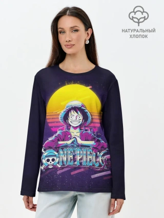 Лонгслив женский. Хлопок / Neon One Piece