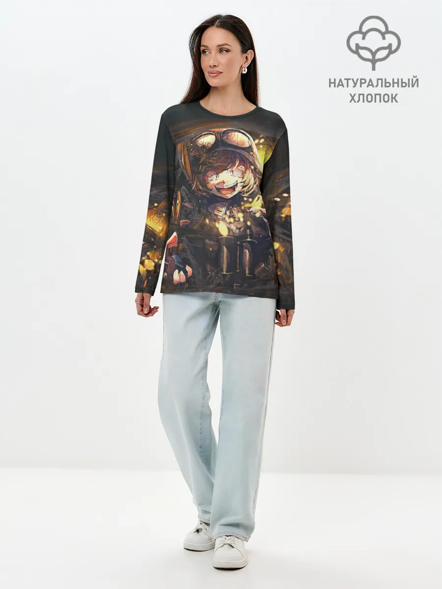 Лонгслив женский. Хлопок / Tanya