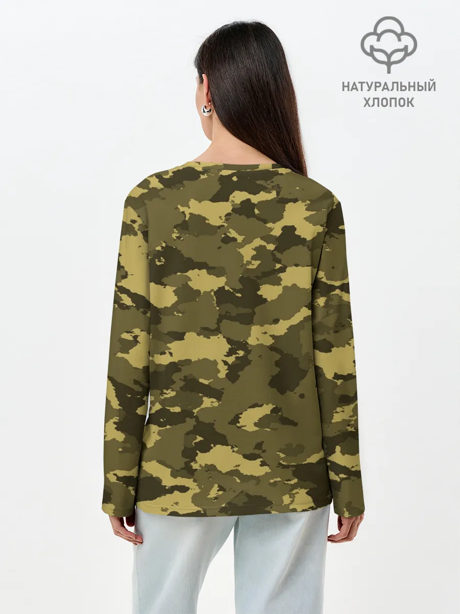 Лонгслив женский. Хлопок / Военная Техника | СССР