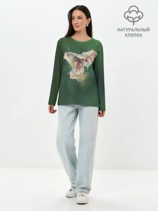 Лонгслив женский. Хлопок / Doxy