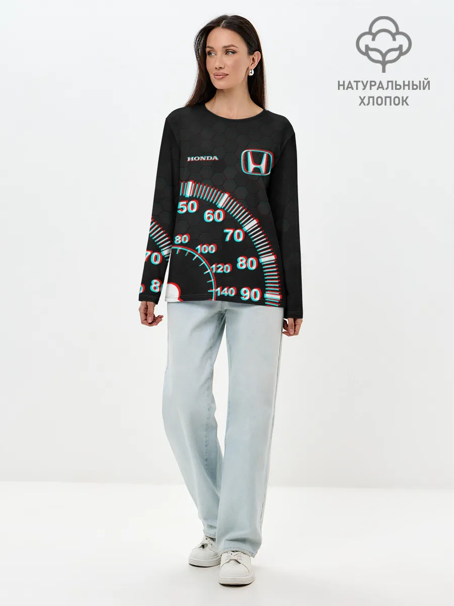 Лонгслив женский. Хлопок / HONDA
