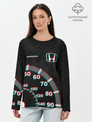 Лонгслив женский. Хлопок / HONDA