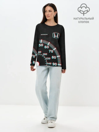 Лонгслив женский. Хлопок / HONDA