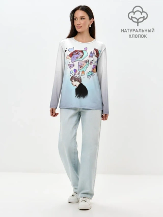 Лонгслив женский. Хлопок / Eternal sunshine