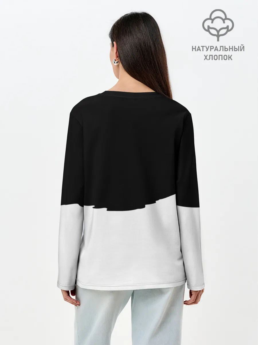 Лонгслив женский. Хлопок / Многоликий | Multi face