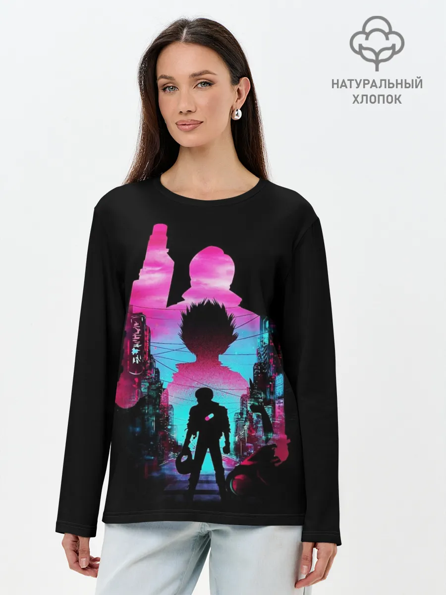 Лонгслив женский. Хлопок / Neo Akira