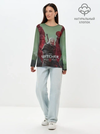 Лонгслив женский. Хлопок / The Witcher 5-летие