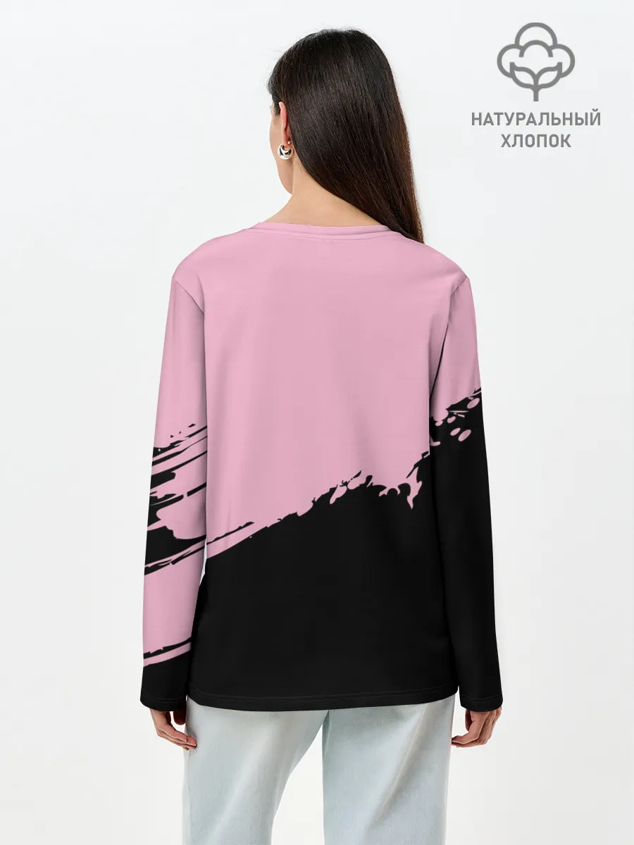 Лонгслив женский. Хлопок / BlackPink