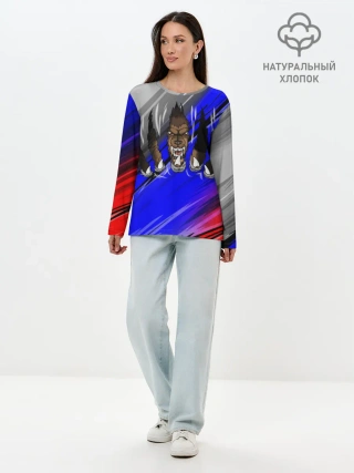 Лонгслив женский. Хлопок / Русский Медведь