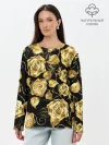 Лонгслив женский. Хлопок / Golden Roses