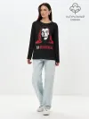 Лонгслив женский. Хлопок / БУМАЖНЫЙ ДОМ / LA CASA DE PAPEL