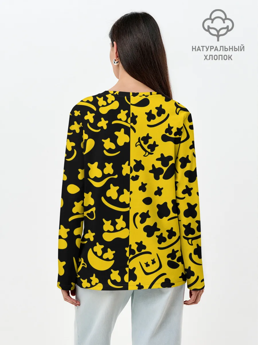 Лонгслив женский. Хлопок / FORTNITE x MARSHMELLO