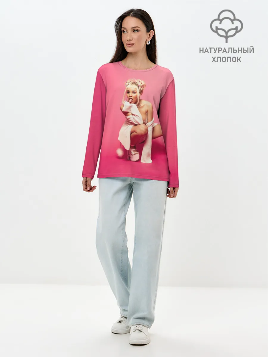 Лонгслив женский. Хлопок / DOJA CAT