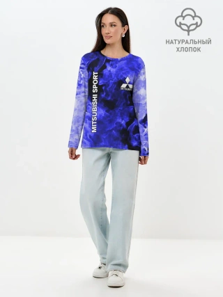 Лонгслив женский. Хлопок / MITSUBISHI