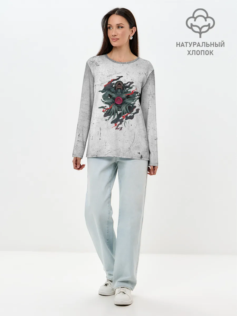 Лонгслив женский. Хлопок / Гнев смертных грехов