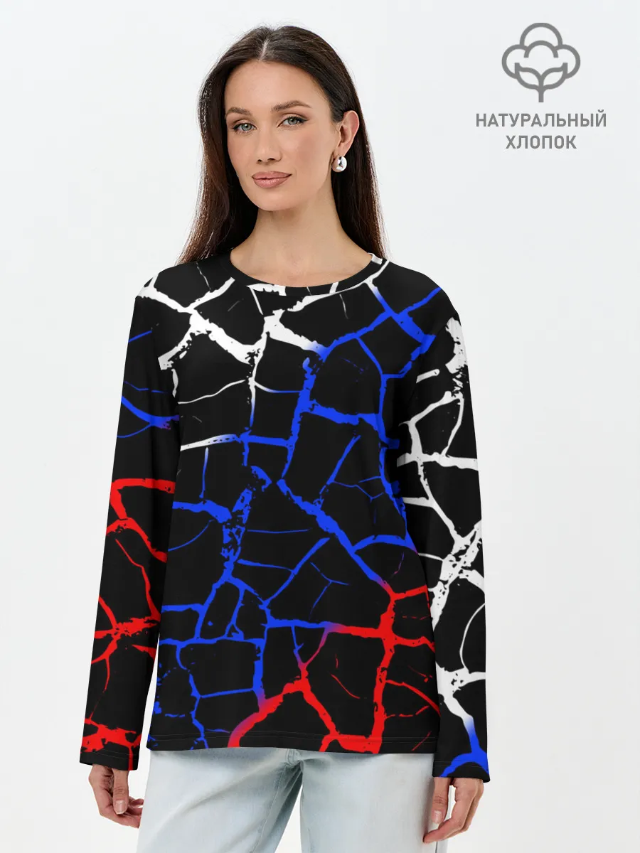 Лонгслив женский. Хлопок / Россия.