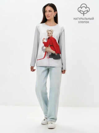 Лонгслив женский. Хлопок / DOJA CAT