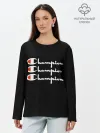 Лонгслив женский. Хлопок / Champion X3
