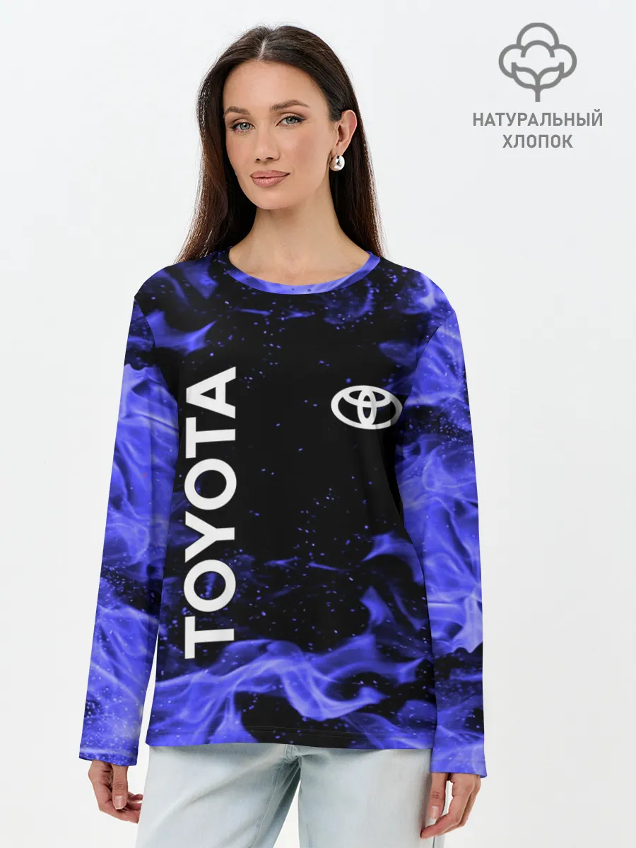 Лонгслив женский. Хлопок / TOYOTA