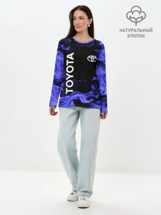 Лонгслив женский. Хлопок / TOYOTA