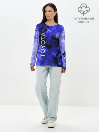 Лонгслив женский. Хлопок / TOYOTA