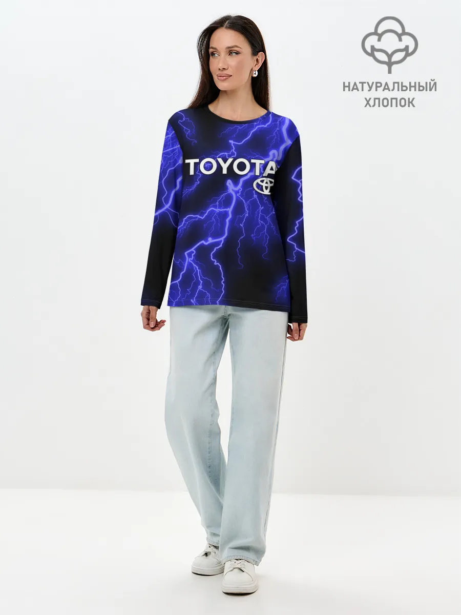 Лонгслив женский. Хлопок / TOYOTA