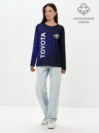 Лонгслив женский. Хлопок / TOYOTA