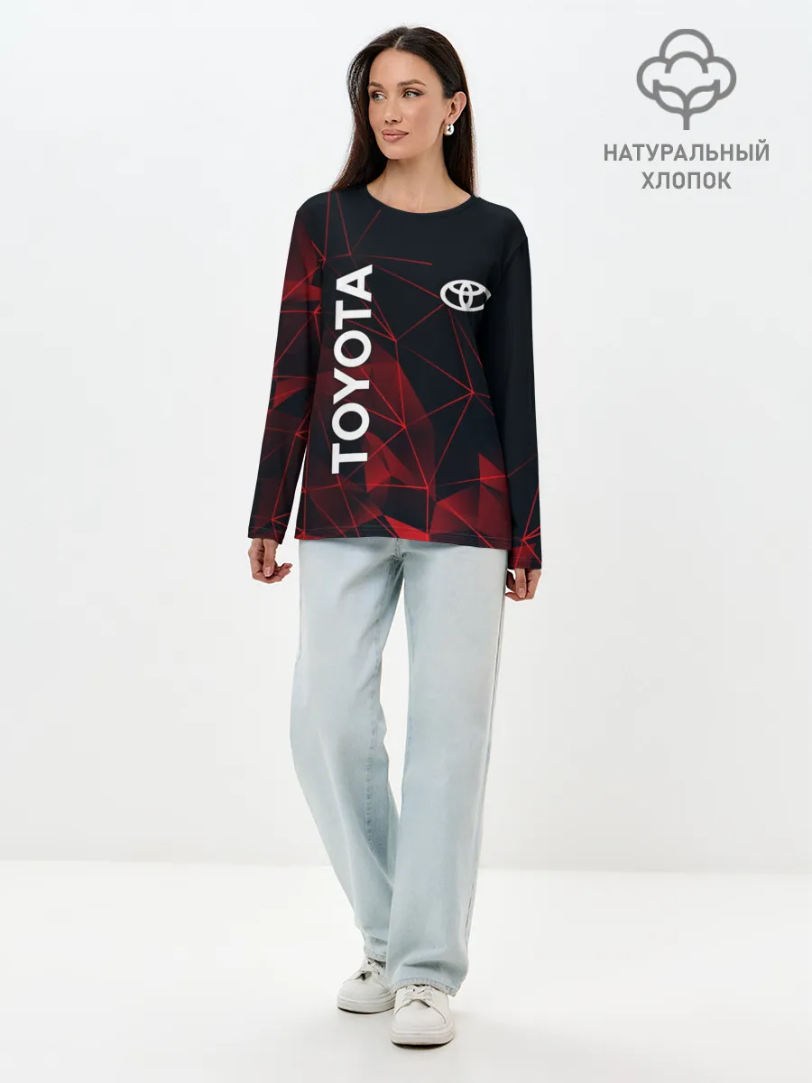 Лонгслив женский. Хлопок / TOYOTA