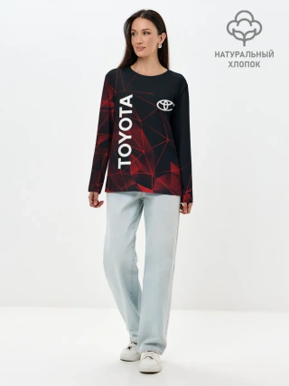 Лонгслив женский. Хлопок / TOYOTA