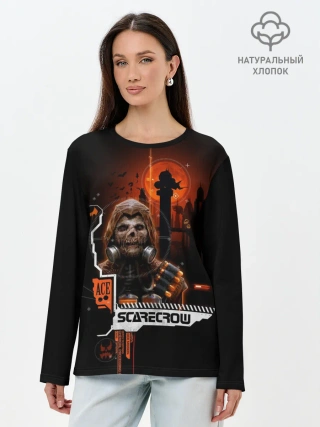 Лонгслив женский. Хлопок / Scarecrow