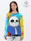Лонгслив женский. Хлопок / Sans | Огни