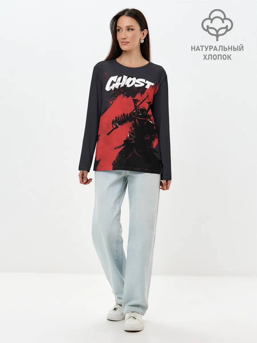 Лонгслив женский. Хлопок / Ghost