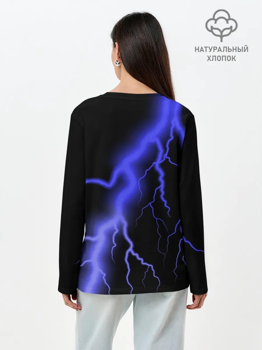 Лонгслив женский. Хлопок / BMW