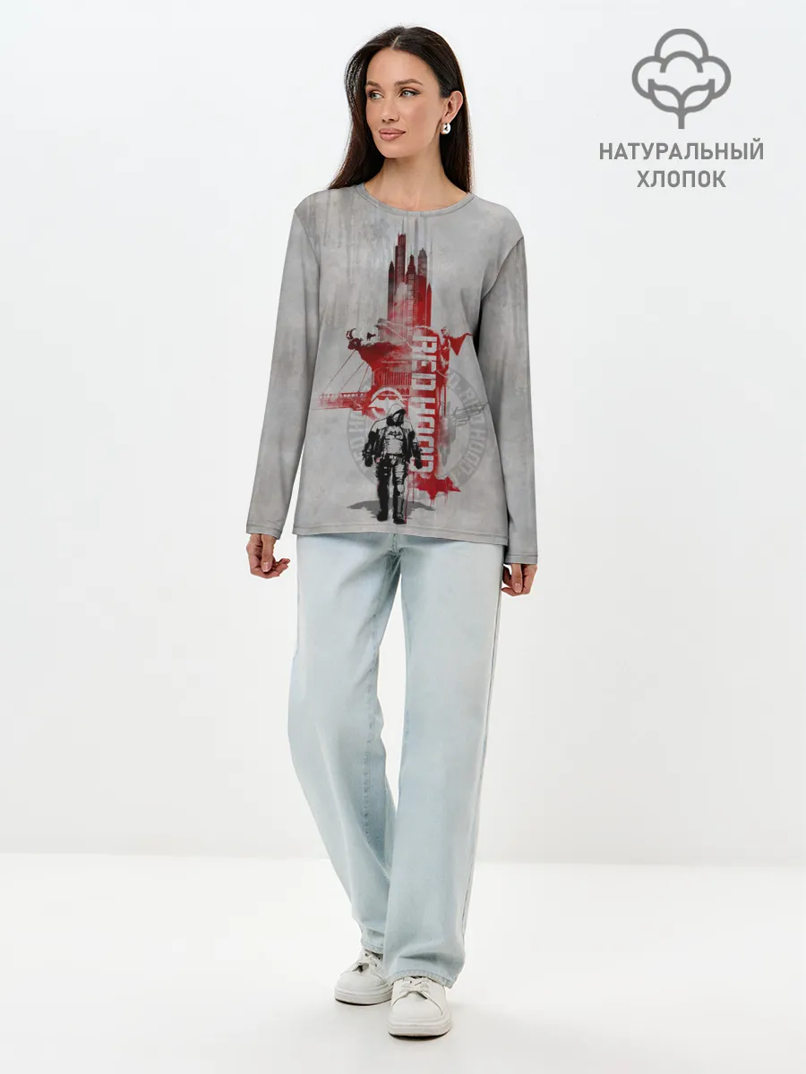 Лонгслив женский. Хлопок / Red Hood