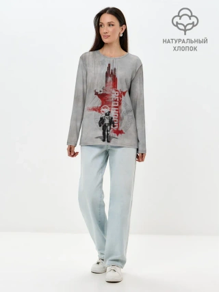 Лонгслив женский. Хлопок / Red Hood