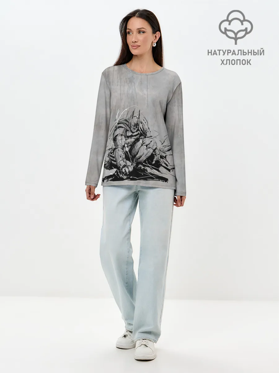 Лонгслив женский. Хлопок / Batman: Arkham Knight