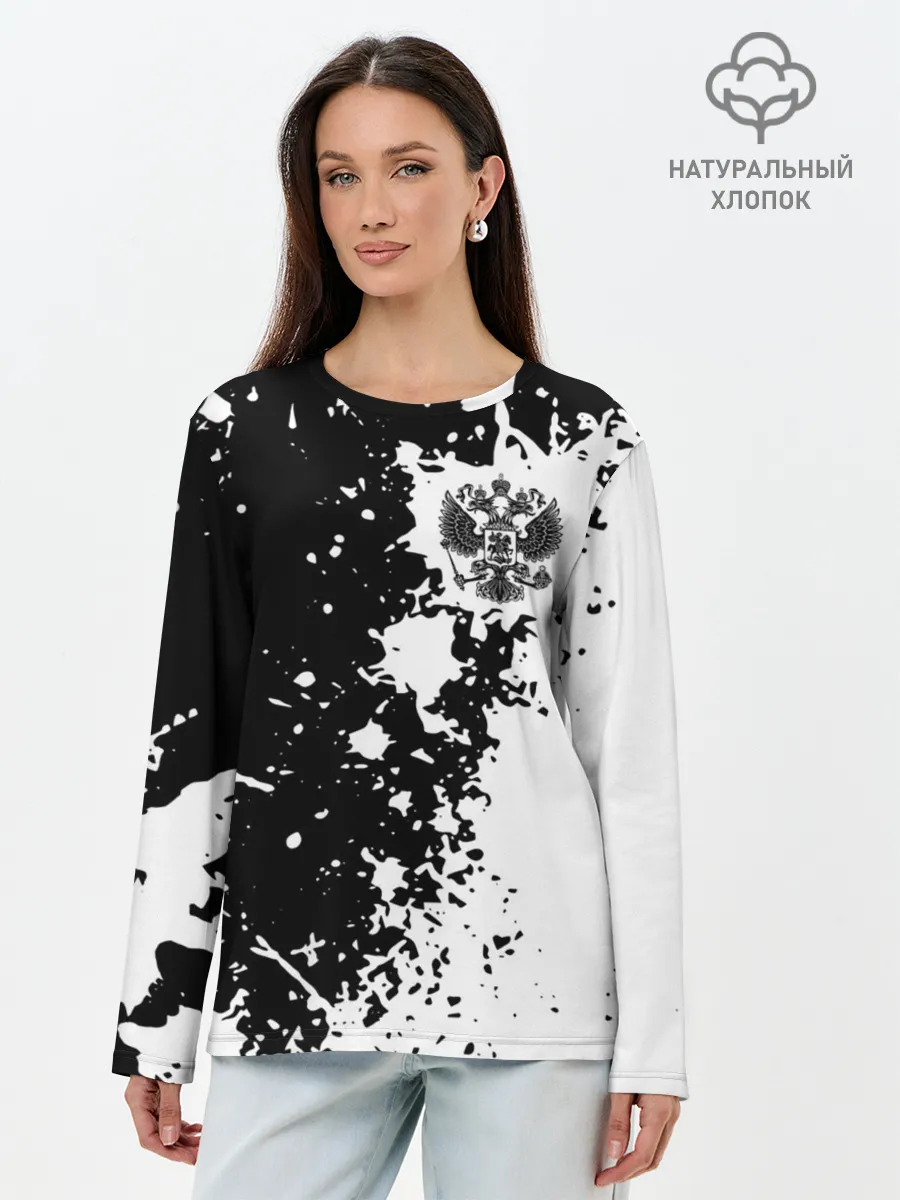 Лонгслив женский. Хлопок / Россия