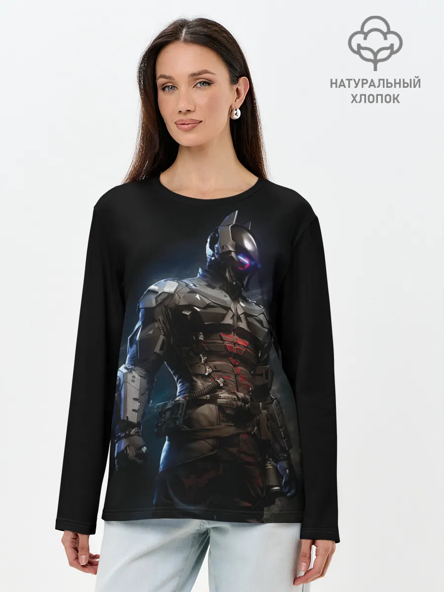 Лонгслив женский. Хлопок / Batman: Arkham Knight