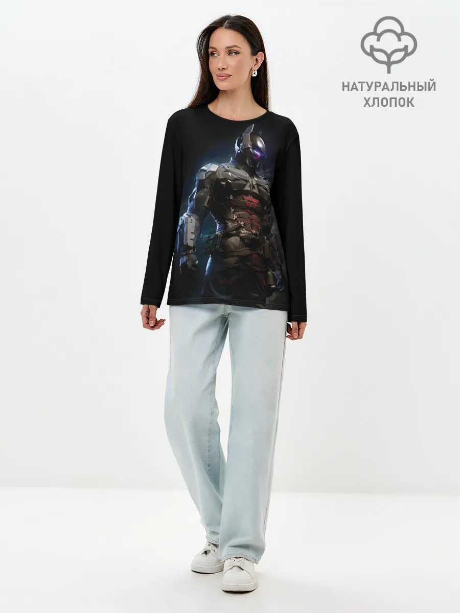 Лонгслив женский. Хлопок / Batman: Arkham Knight