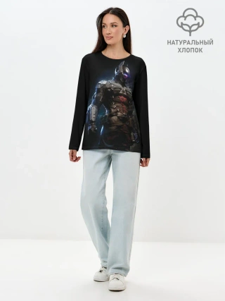 Лонгслив женский. Хлопок / Batman: Arkham Knight